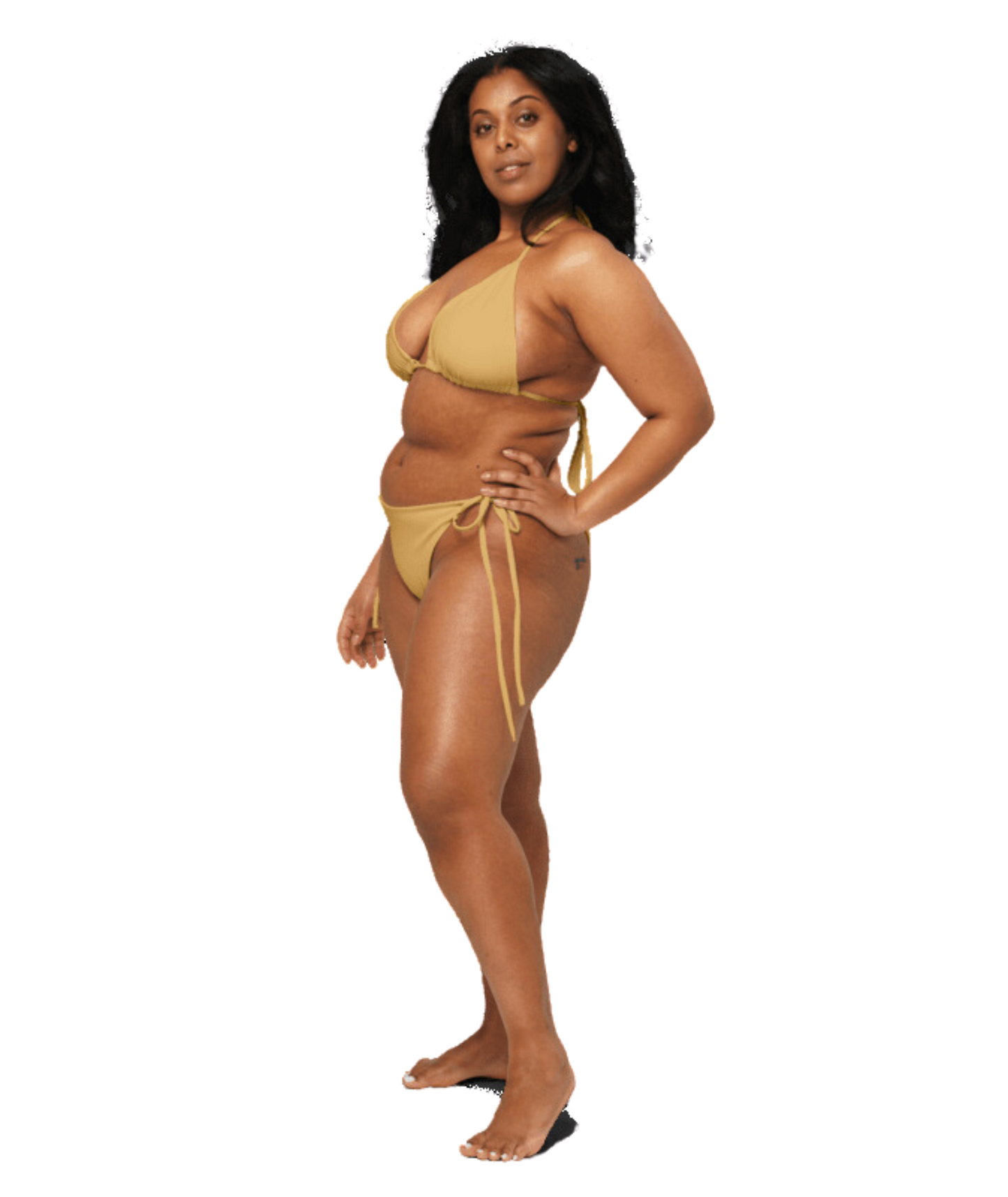 Chardonnay / Áine Triangle String Bikini Top