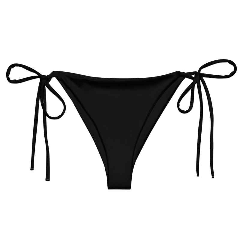 Black Sand / Áine Triangle String Bikini Bottom