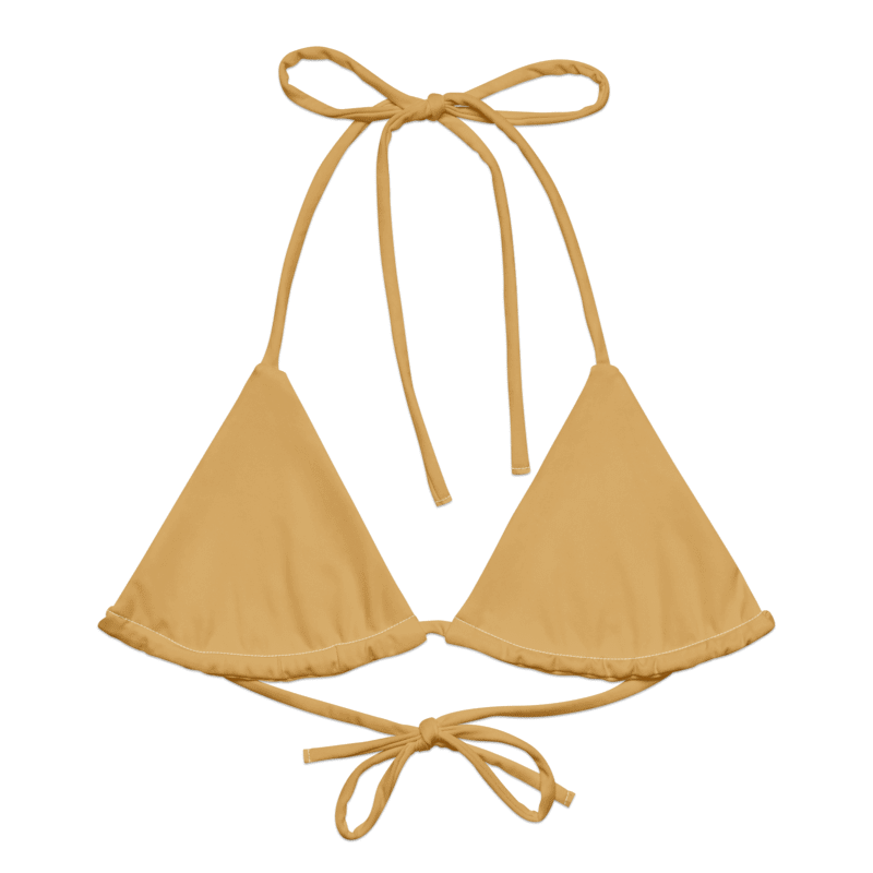 Chardonnay / Áine Triangle String Bikini Top