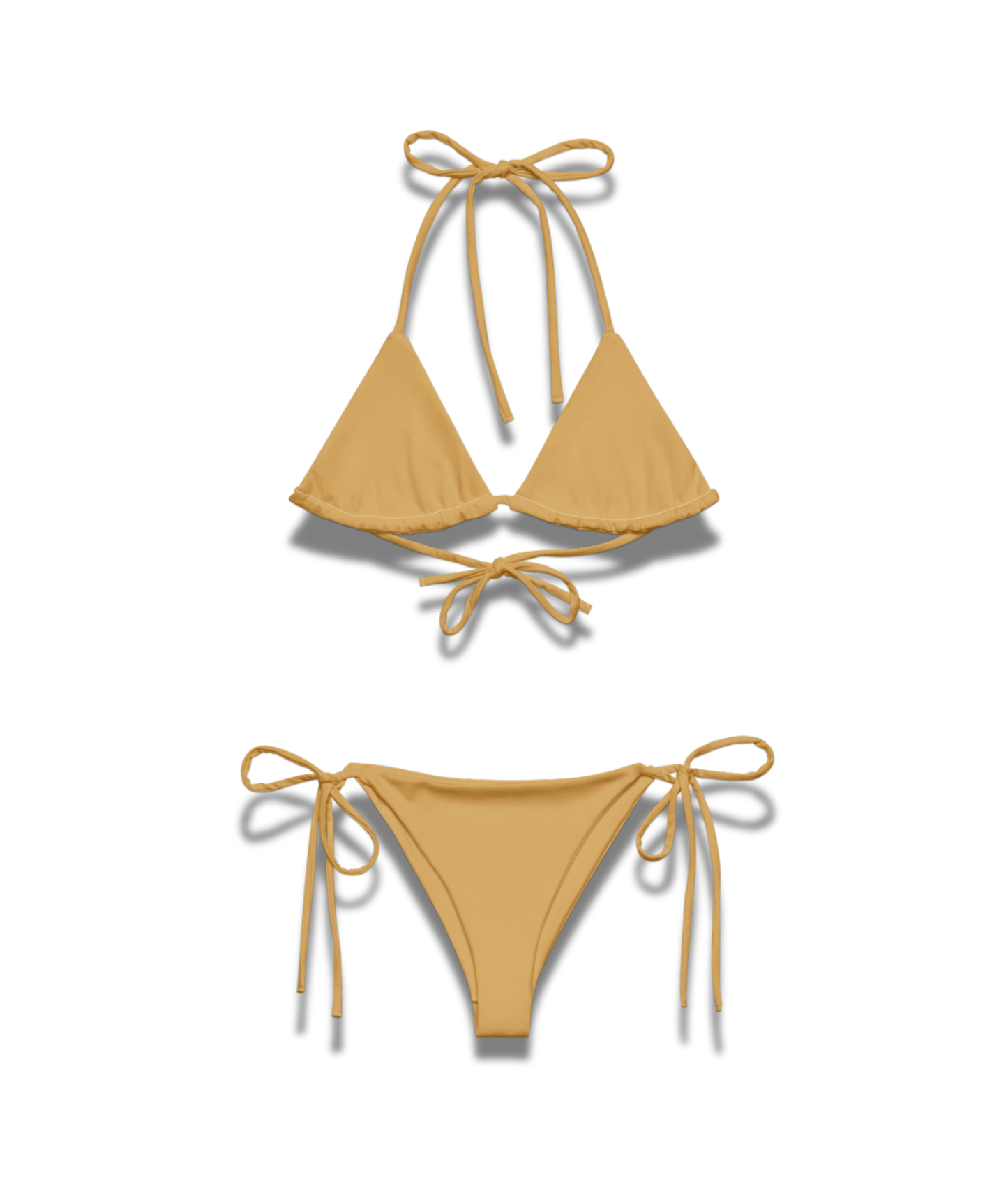 Chardonnay / Áine Triangle String Bikini Top