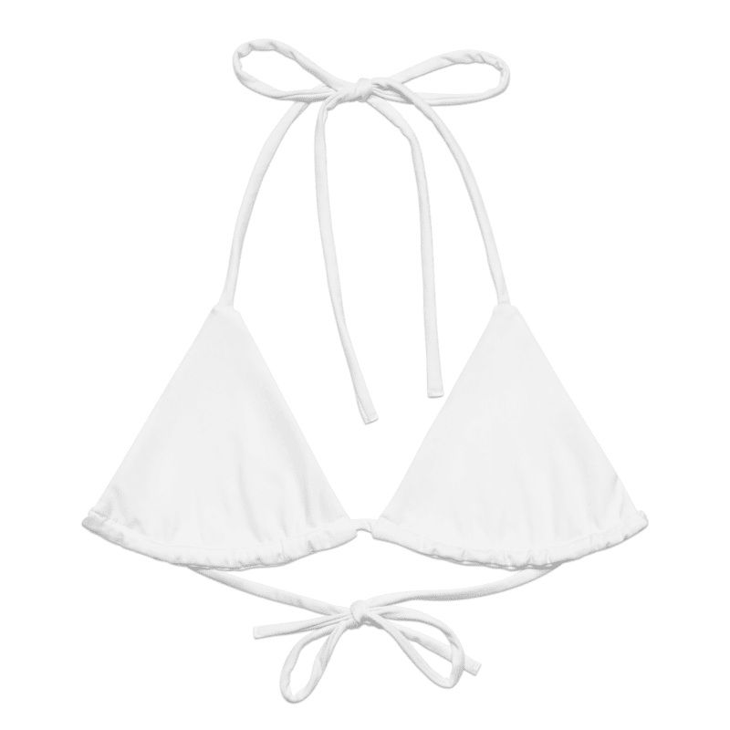 White Sand / Áine Triangle String Bikini Top