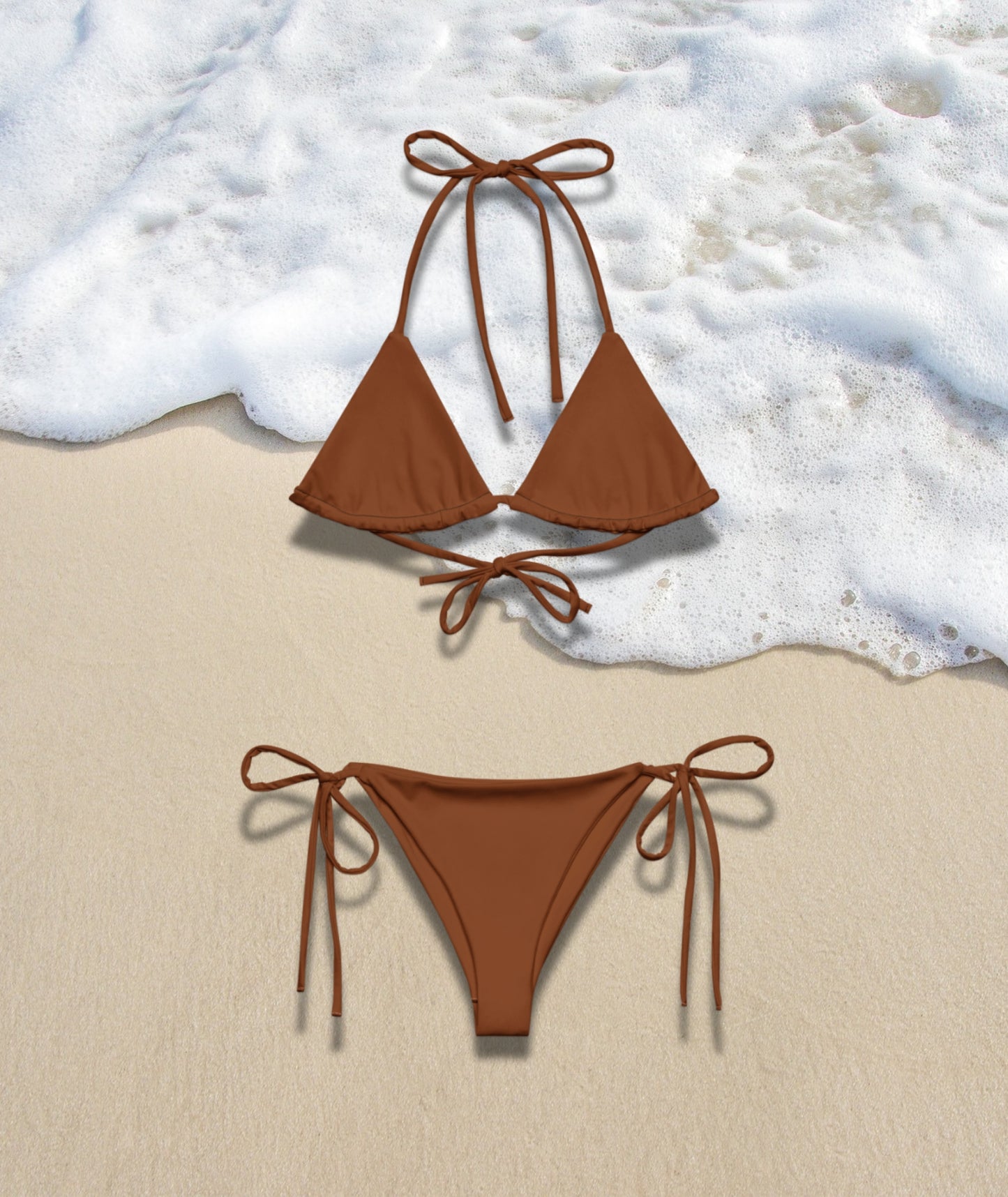 Bourbon / Áine Triangle String Bikini Bottom