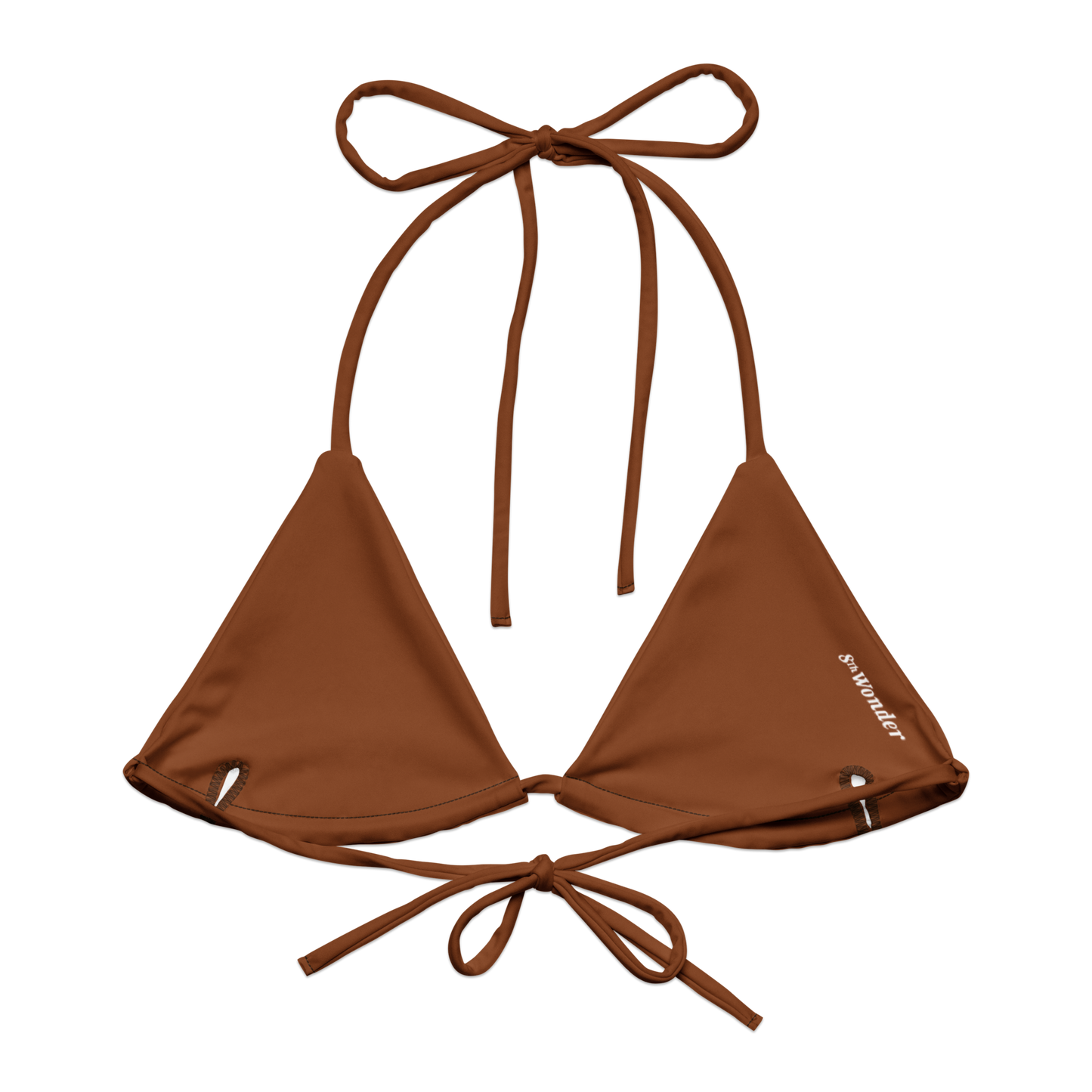 Bourbon / Áine Triangle String Bikini Top