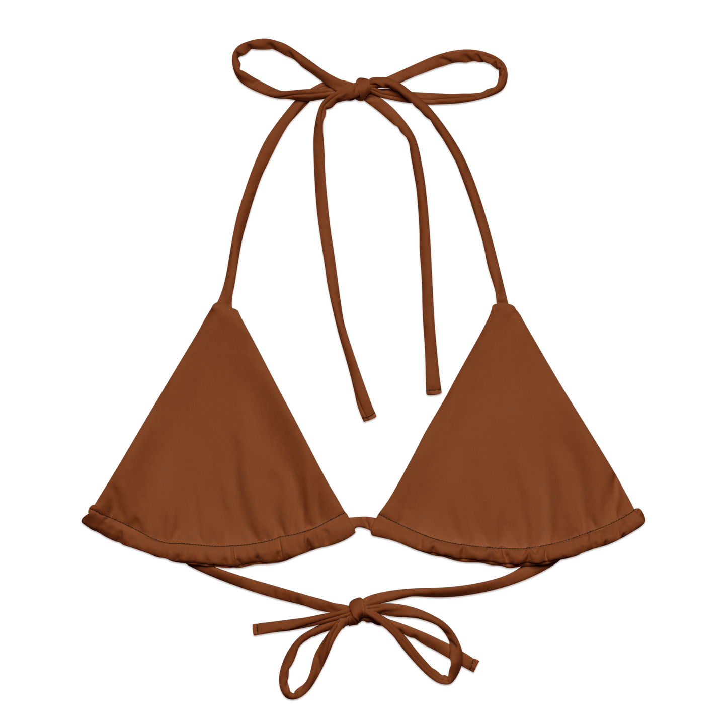 Bourbon / Áine Triangle String Bikini Top