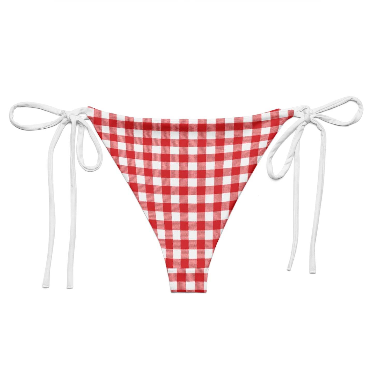 Southern Girl Gingham / Áine Triangle String Bikini Bottom