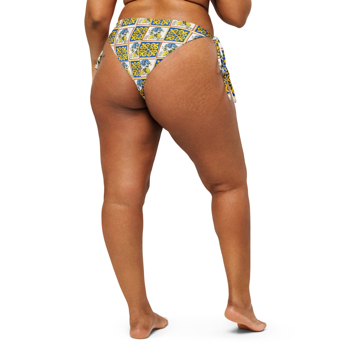 Amalfi Tile / Áine Triangle String Bikini Bottom