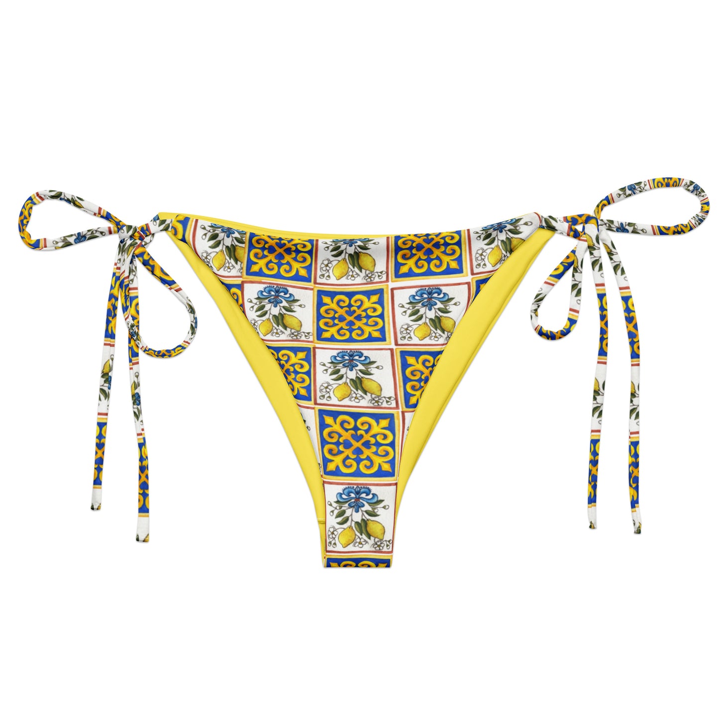 Amalfi Tile / Áine Triangle String Bikini Bottom