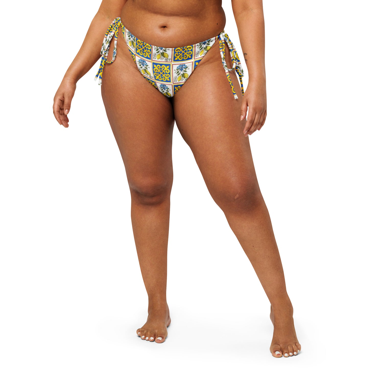 Amalfi Tile / Áine Triangle String Bikini Bottom